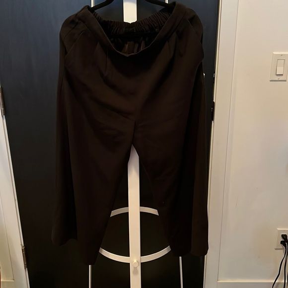 J crew black elastic waist cropped pants - 6 - Picture 1 of 3